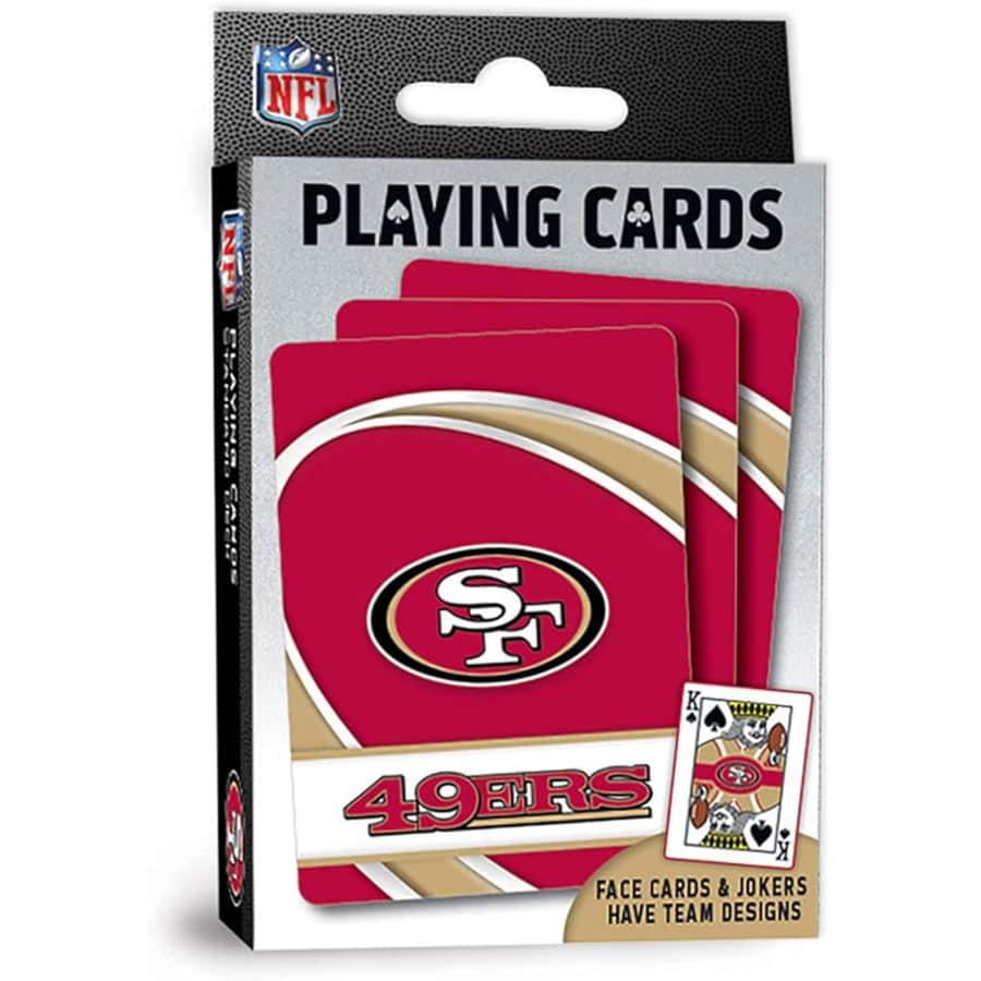 MasterPieces NFL San Francisco 49ers Playing Cards for $7 MasterPieces NFL San Francisco 49ers Playing Cards for $7