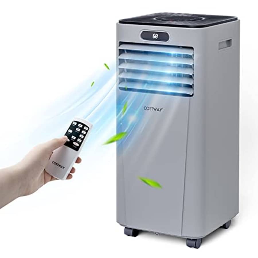 COSTWAY Portable Air Conditioner, 8000BTU Air Cooler with Drying, Fan, Sleep Mode, 2 Speeds, 24H for $240 COSTWAY Portable Air Conditioner, 8000BTU Air Cooler with Drying, Fan, Sleep Mode, 2 Speeds, 24H for $240