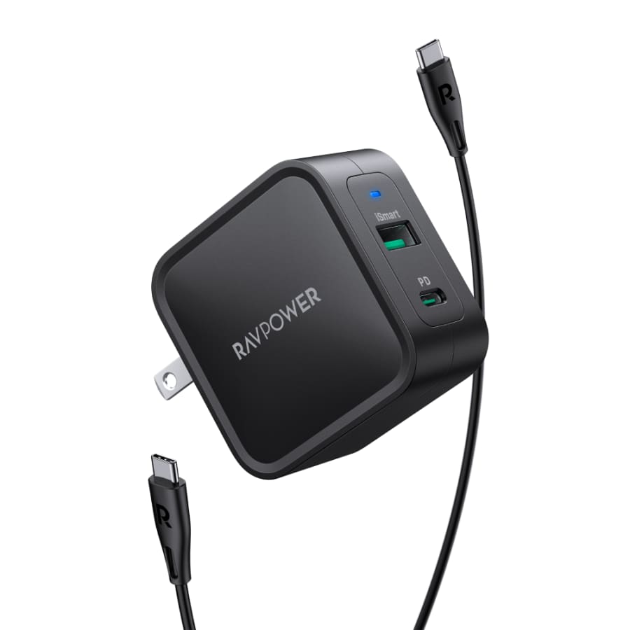 RAVPower iPhone12 PD Pioneer 65W GaN Tech USB C Wall Charger for $14 RAVPower iPhone12 PD Pioneer 65W GaN Tech USB C Wall Charger for $14