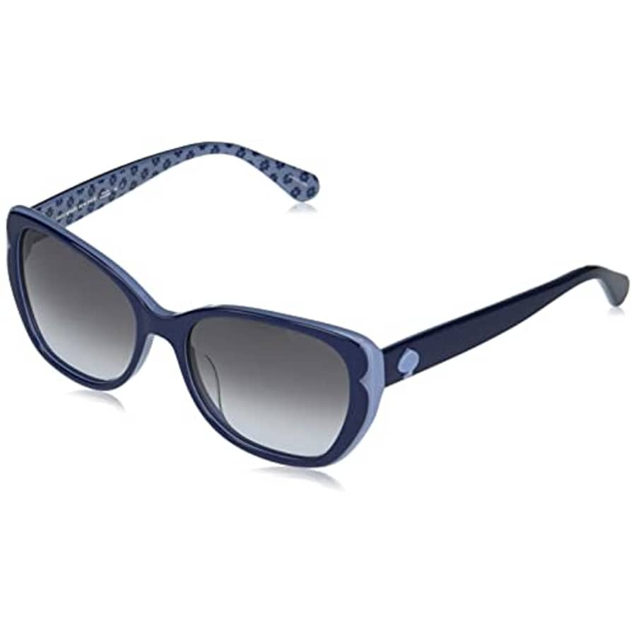 Kate Spade New York Women's Augusta/G/S Square Sunglasses, Blue/Gray Shaded Blue, 54mm, 17mm for $46 Kate Spade New York Women's Augusta/G/S Square Sunglasses, Blue/Gray Shaded Blue, 54mm, 17mm for $46