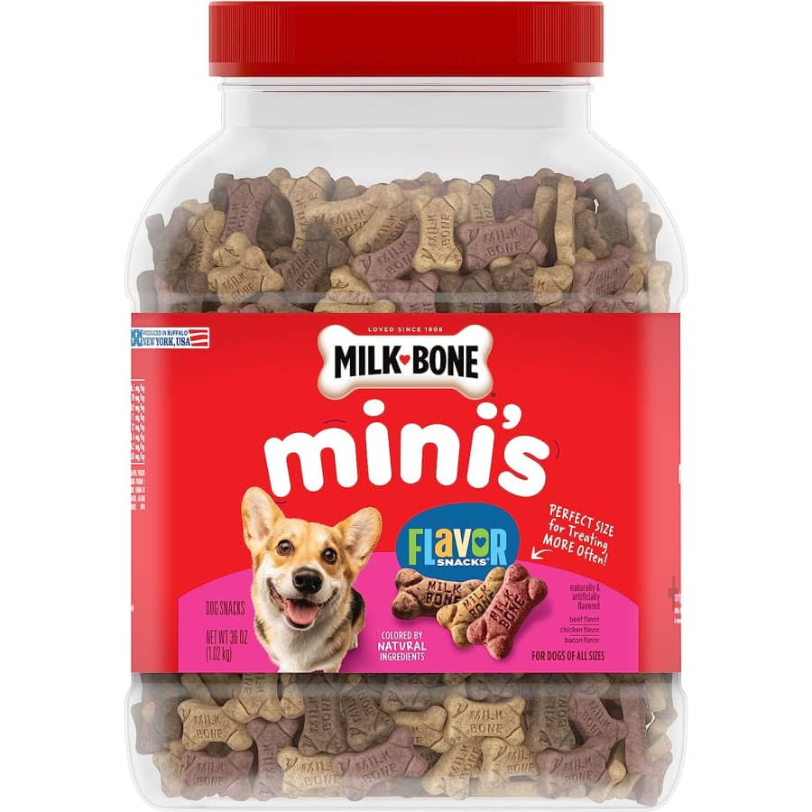 Milk-Bone 36-oz. Mini's Dog Biscuits for $6.32 via Sub & Save