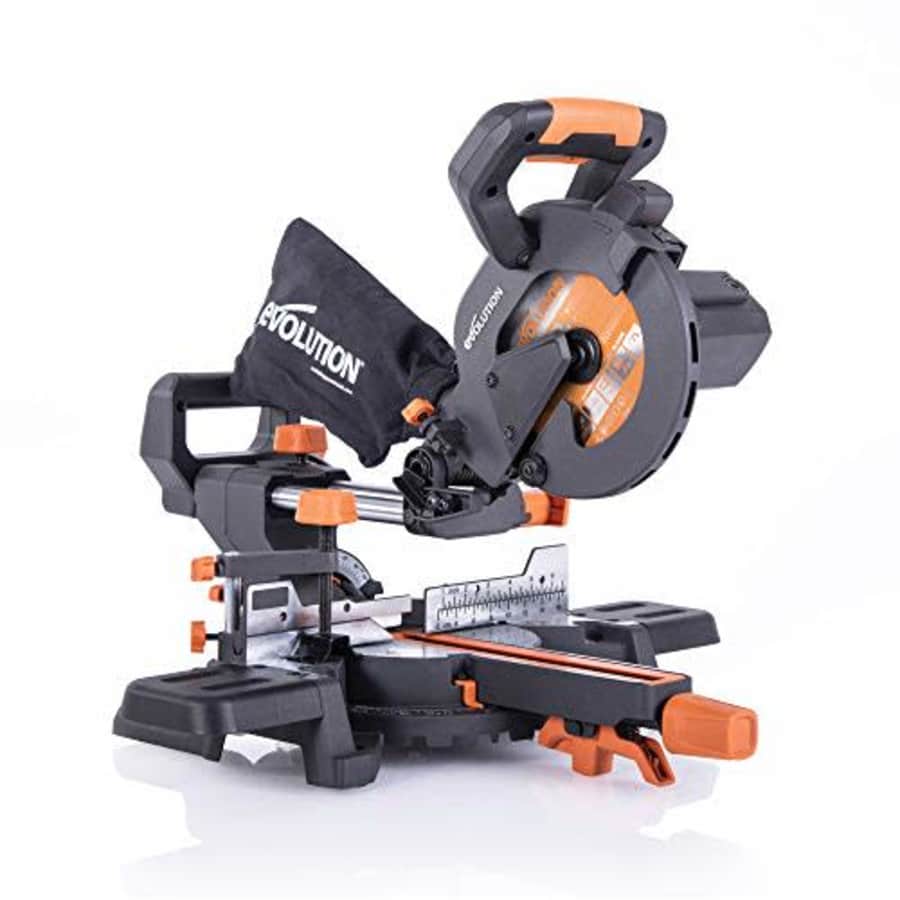 Evolution Power Tools R185SMS+ 7-1/4" Multi-Material Compound Sliding Miter Saw Plus for $189 Evolution Power Tools R185SMS+ 7-1/4" Multi-Material Compound Sliding Miter Saw Plus for $189