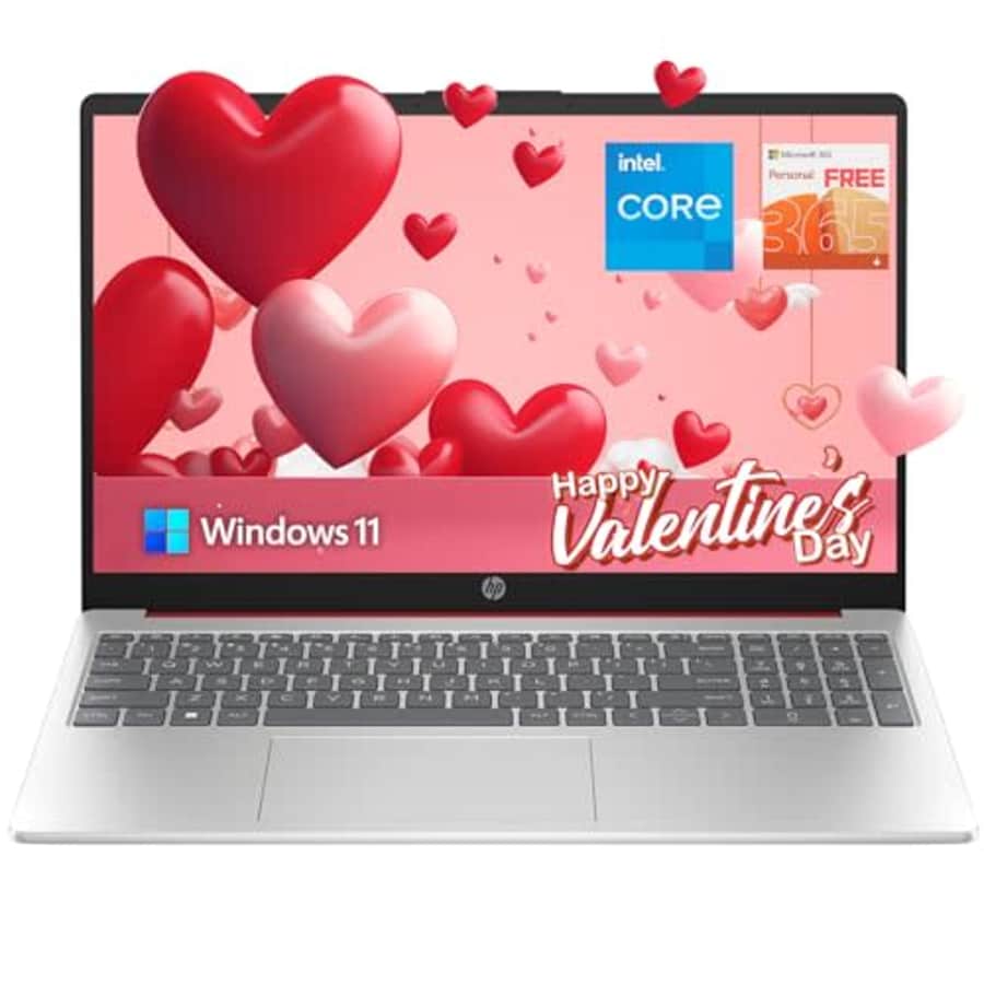 hp Newest 15.6" Anti-Glare HD Laptop, Intel Quad-core Processor, 16GB RAM, 128GB SSD+ 128GB JVQ USB for $279