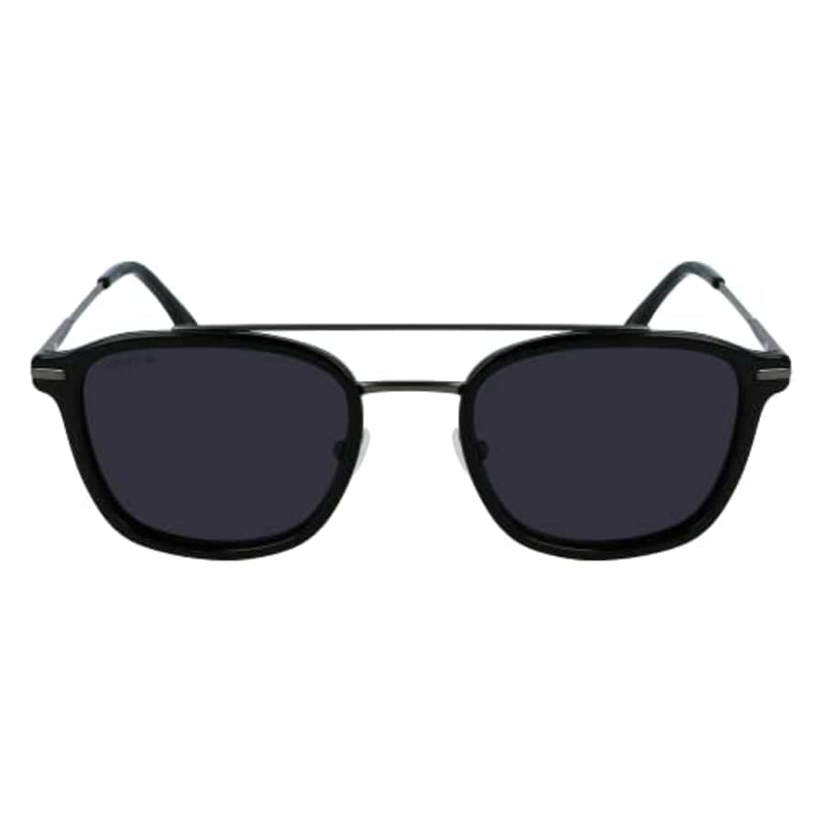 Lacoste mens L608snd Sunglasses, Dark Grey/Black, Medium US for $100 Lacoste mens L608snd Sunglasses, Dark Grey/Black, Medium US for $100