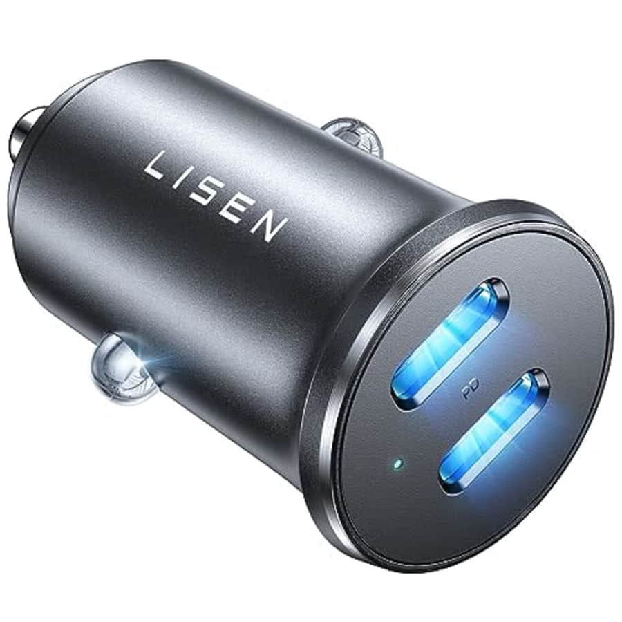 Lisen 90W USB-C Car Charger for $13