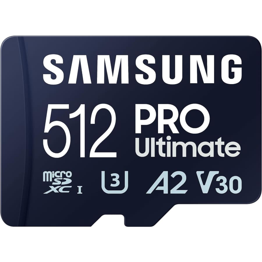 Samsung PRO Ultimate 512GB microSD Memory Card w/ Adapter for $48 Samsung PRO Ultimate 512GB microSD Memory Card w/ Adapter for $48