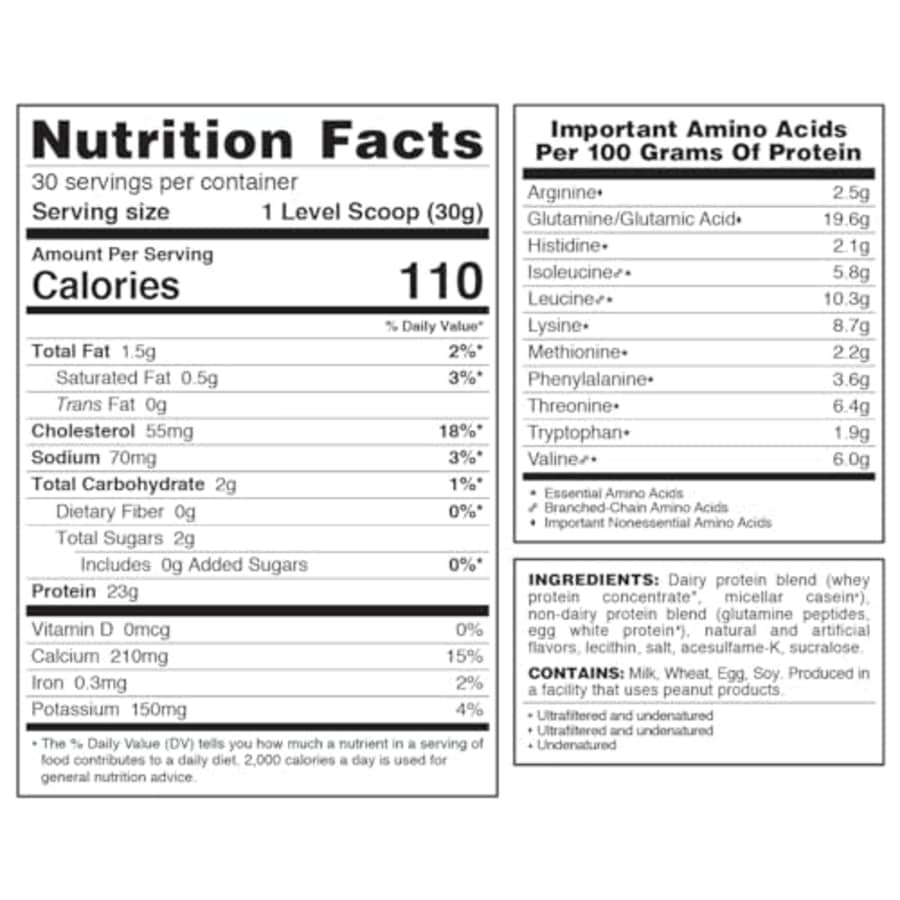 Syntrax Nutrition Matrix Protein Powder, Sustained-Release Protein Blend, Bananas and Cream, 2 lbs for $26