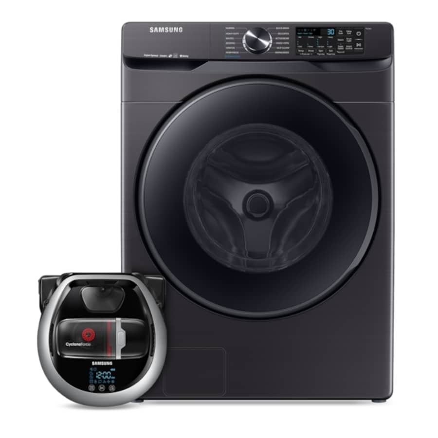 Samsung WiFi Front Load washer w/ Samsung Pet Plus Robot Vacuum for $1,298