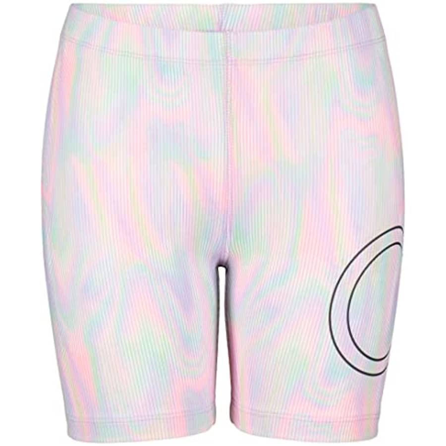 Calvin Klein Girls' Performance Bike Shorts, White Solar Flare, 16 for $16