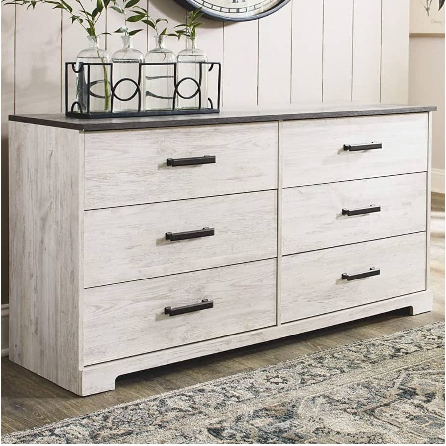 Signature Design by Ashley Shawburn 6-Drawer Dresser for $300
