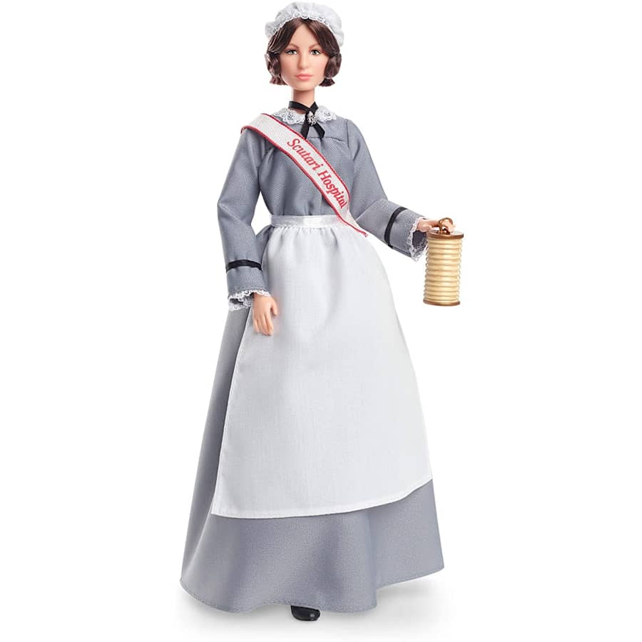 Barbie Inspiring Women Florence Nightingale Doll for $22