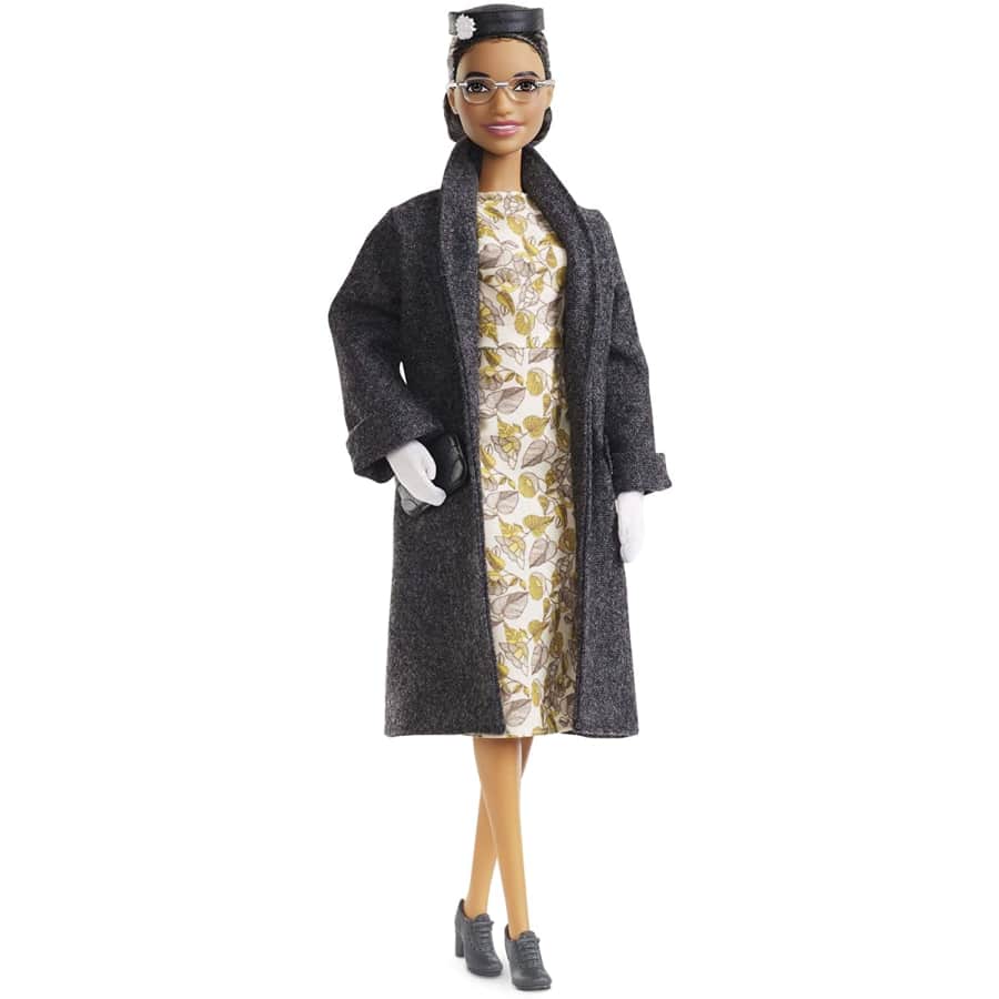 Barbie Inspiring Women Rosa Parks Doll for $40