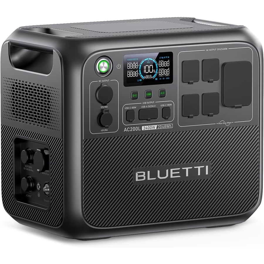 Bluetti AC200L 2,400W Portable Power Station for $1,799