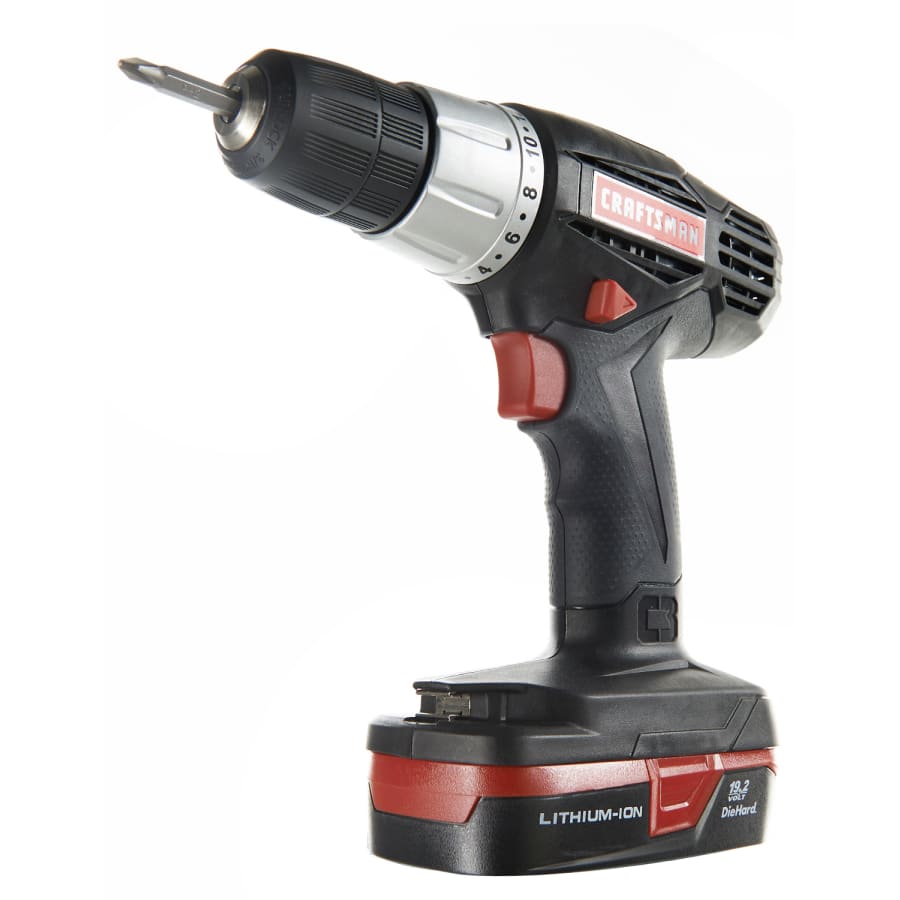 Craftsman C3 19.2V Li-ion Cordless 3/8" Drill/Driver Kit for $50