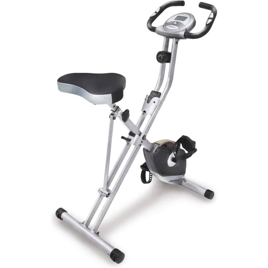 Exerpeutic Folding Magnetic Upright Exercise Bike for $56 Exerpeutic Folding Magnetic Upright Exercise Bike for $56