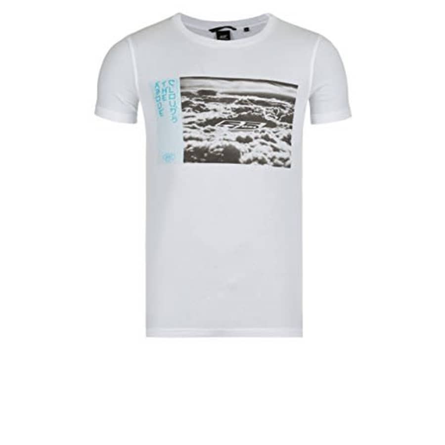 Diesel 55DSL Men's T-Hole Maglietta T-Shirt, White, Small for $21