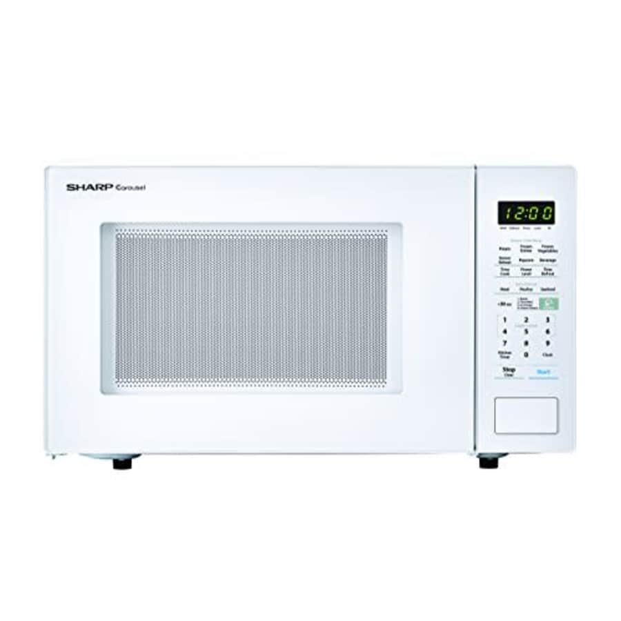 SHARP White Carousel 1.4 Cu. Ft. 1000W Countertop Microwave Oven (ISTA 6 Packaging), Cubic Foot, for $119