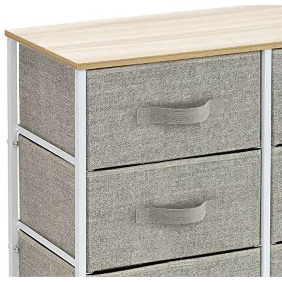 Sorbus Dresser with 8 Drawers - Furniture Storage Chest Tower Unit for Bedroom, Hallway, Closet, for $56