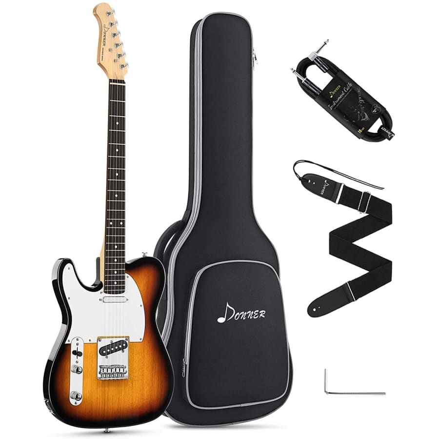 Donner Telecaster 39" Left-Handed Electric Guitar for $105 Donner Telecaster 39" Left-Handed Electric Guitar for $105