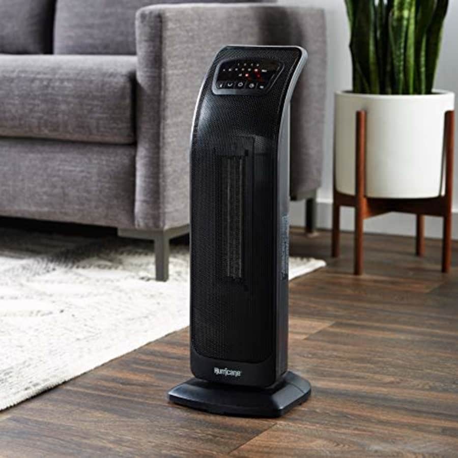 Hurricane Tower Heater | 70 Degree Oscillating Heater w/ Remote Control for $40