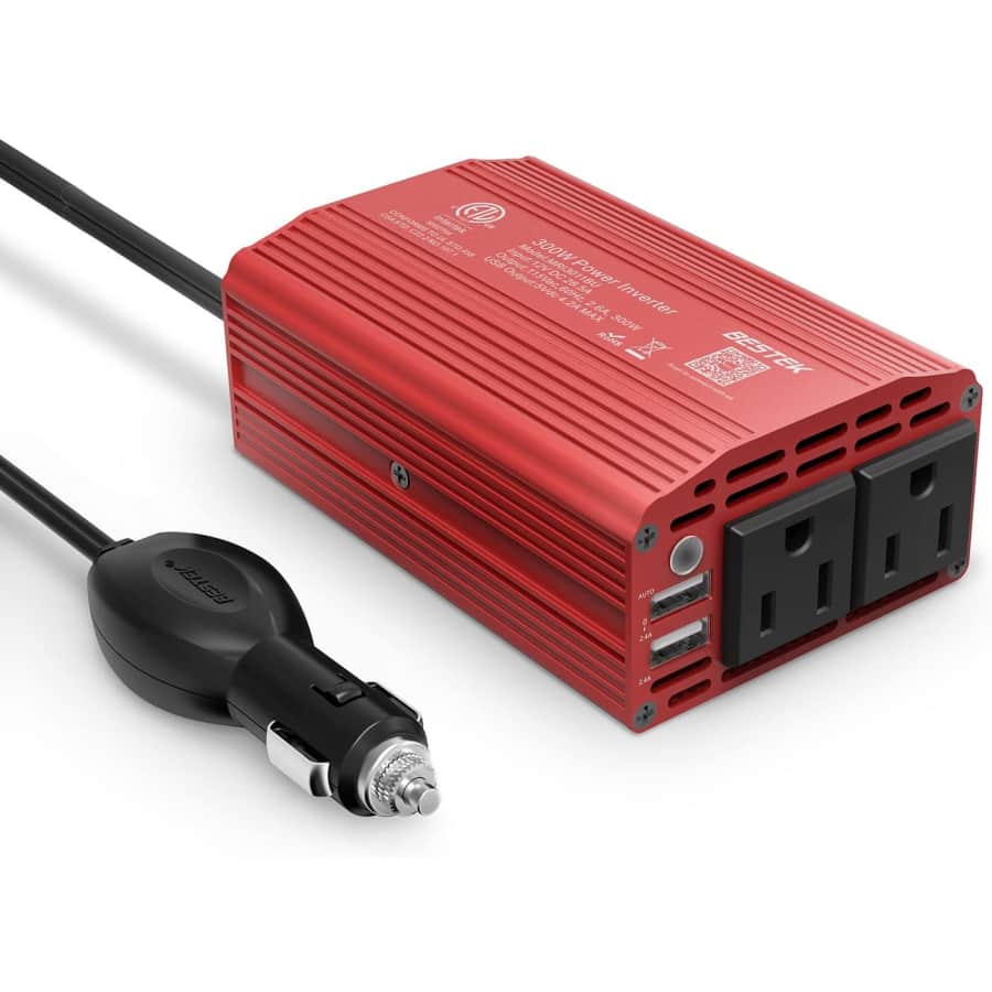 Bestek 300W Power Inverter for $30