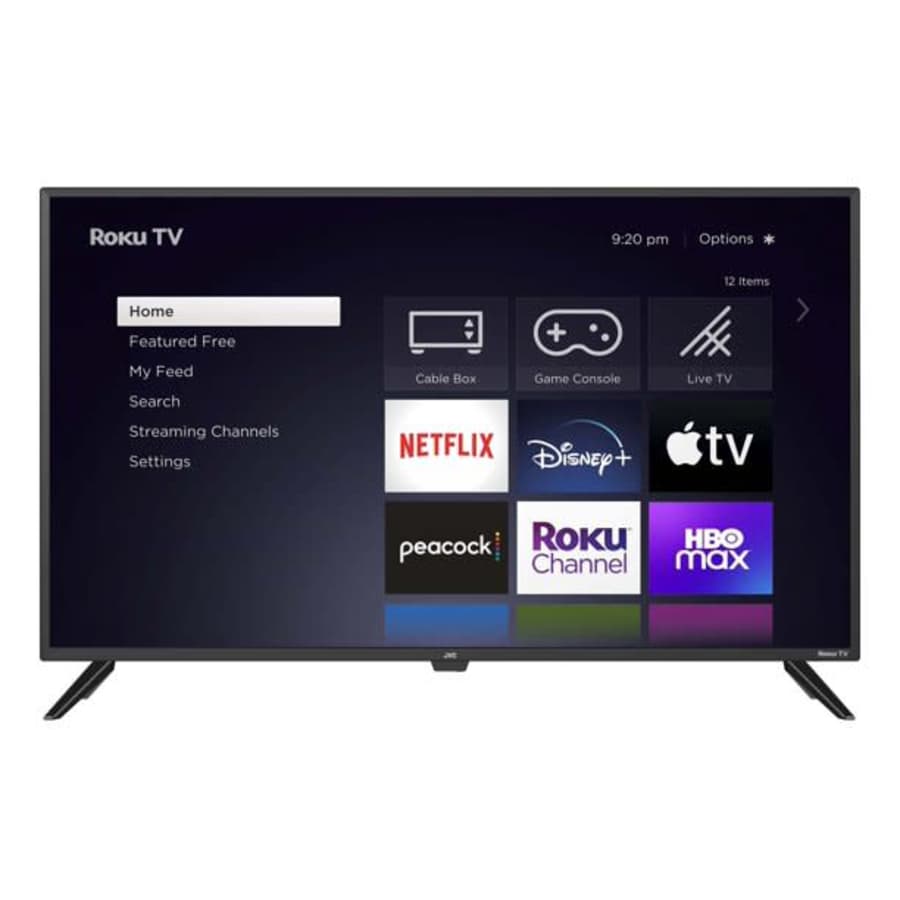 JVC Quantum LT-43MAW804 50" 4K QLED UHD Roku Smart TV for $228