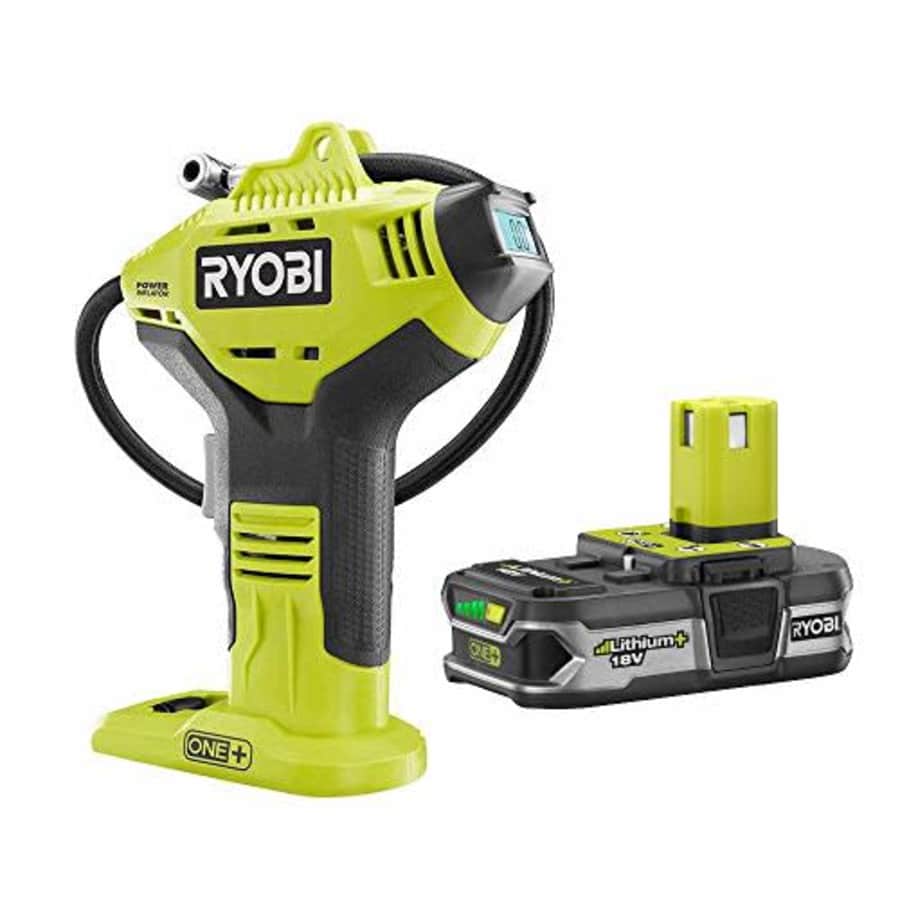 Ryobi P737D 18-Volt ONE+ Cordless High Pressure Inflator with Digital Gauge & 18-Volt ONE+ for $160