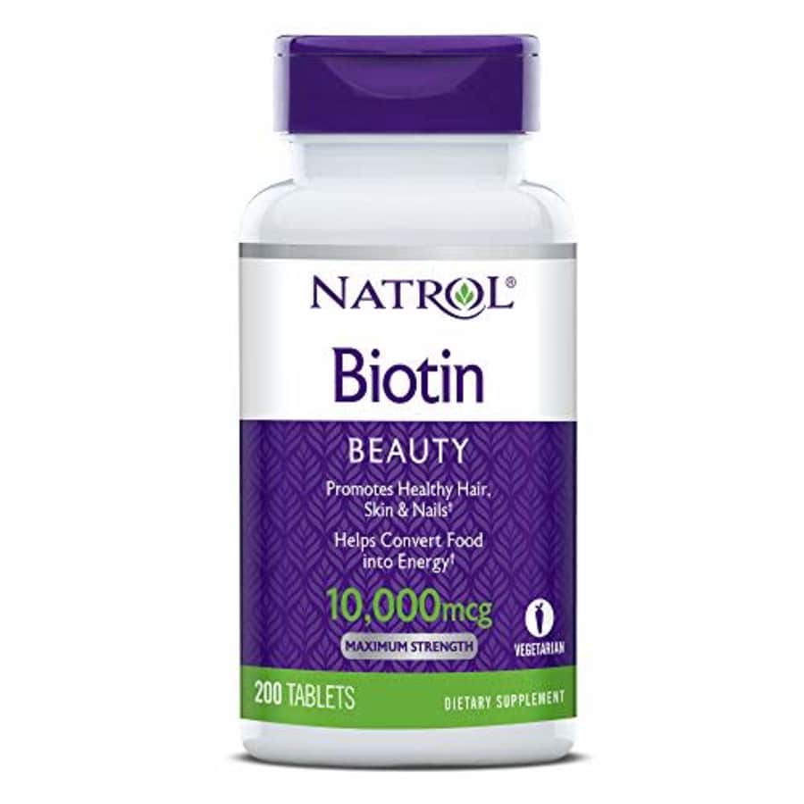 Natrol Biotin Beauty Tablets, Promotes Healthy Hair, Skin and Nails, Helps Support Energy for $17