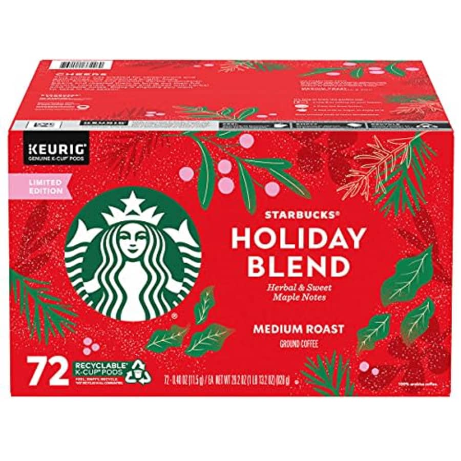 Starbucks Limited Edition 2021 Holiday Blend K-Cup Pods - 72 count for $52