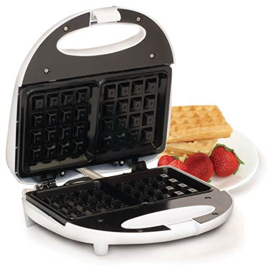 Elite Gourmet Electric 3-in-1 Nonstick 1-Inch Thick Belgian Waffle & Grill/Sandwich Maker, for $37 Elite Gourmet Electric 3-in-1 Nonstick 1-Inch Thick Belgian Waffle & Grill/Sandwich Maker, for $37