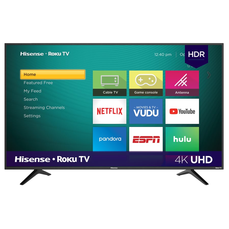 Hisense 58" 4K HDR LED UHD Roku Smart TV for $278 Hisense 58" 4K HDR LED UHD Roku Smart TV for $278