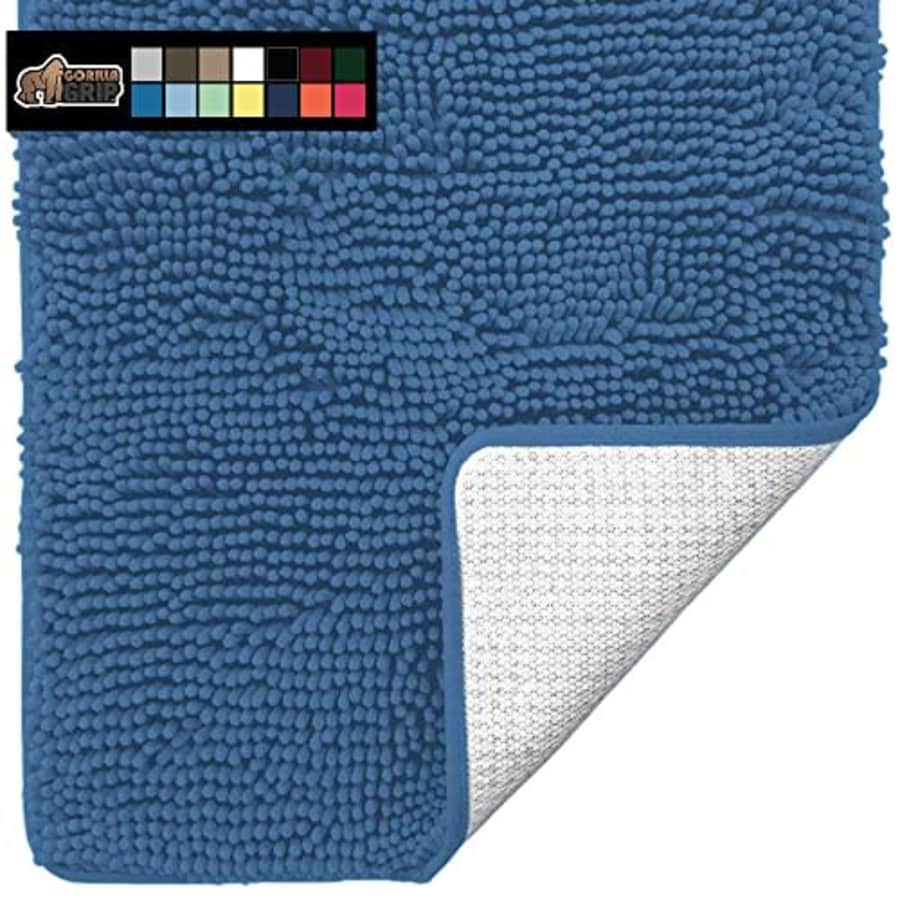 Gorilla Grip Soft Absorbent Bathroom Rugs, 36x24, Luxury Chenille Shaggy Bath Mat, Machine Washable for $30