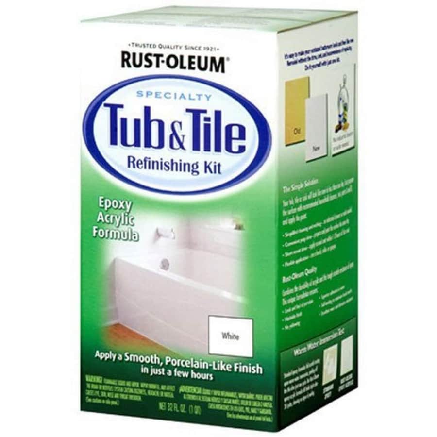 Rust-Oleum Tub and Tile Refinishing 2-Part Kit for $44