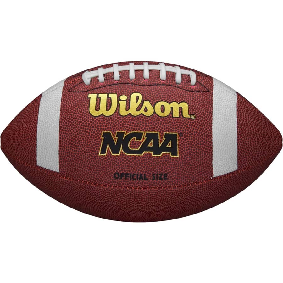 Wilson NCAA Composite PeeWee Football for $14 Wilson NCAA Composite PeeWee Football for $14