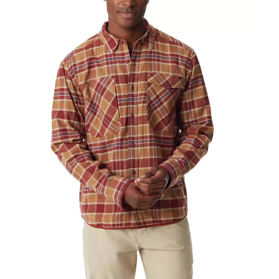 Bass Outdoor Men's Stretch Flannel Shirt for $14 Bass Outdoor Men's Stretch Flannel Shirt for $14