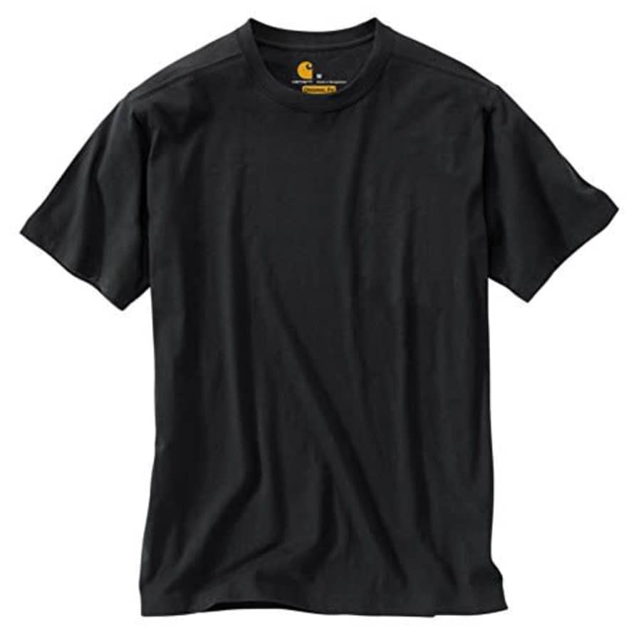 Carhartt Men's Maddock Non Pocket Short Sleeve T-Shirt,Black,Large for $11