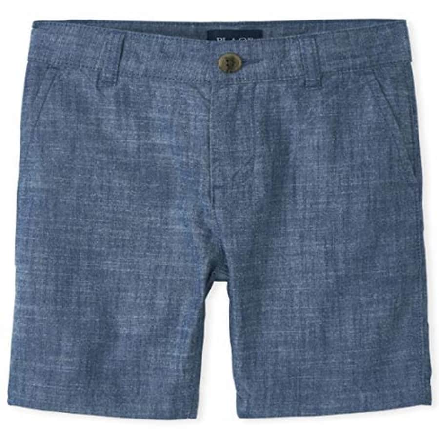 The Children's Place Boys' Chambray Shorts, FEDERALBLU, 14 for $15 The Children's Place Boys' Chambray Shorts, FEDERALBLU, 14 for $15