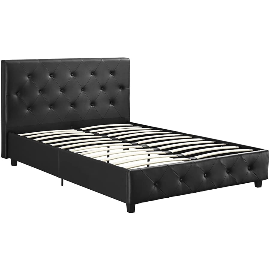 DHP Dakota Upholstered Queen Platform Bed for $173 DHP Dakota Upholstered Queen Platform Bed for $173