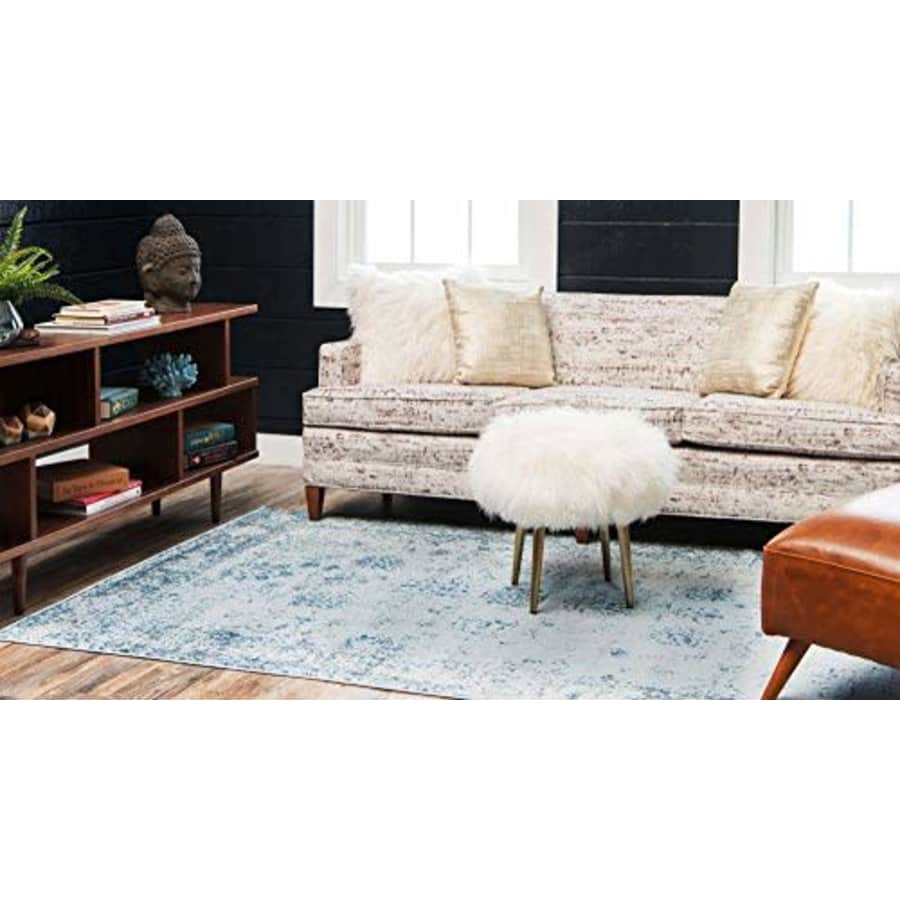Unique Loom Sofia Traditional Area Rug, 8' 0 x 11' 0, Light Blue for $107 Unique Loom Sofia Traditional Area Rug, 8' 0 x 11' 0, Light Blue for $107