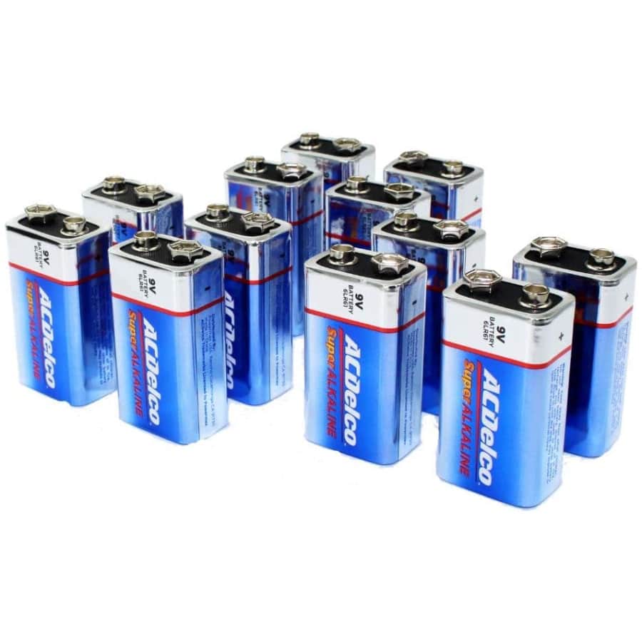 ACDelco 9-Volt Batteries 12-Pack for $16