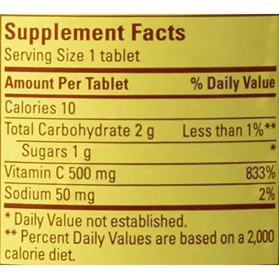 Nature Made Vitamin C 500mg 250 count Caplets for $18 Nature Made Vitamin C 500mg 250 count Caplets for $18
