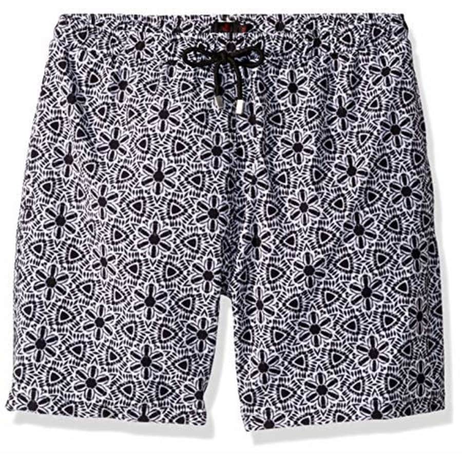 Marc Joseph New York Men's Atlantic Quick Dry Swim Trunks with Mesh Lining, Black, XX-Large for $10 Marc Joseph New York Men's Atlantic Quick Dry Swim Trunks with Mesh Lining, Black, XX-Large for $10