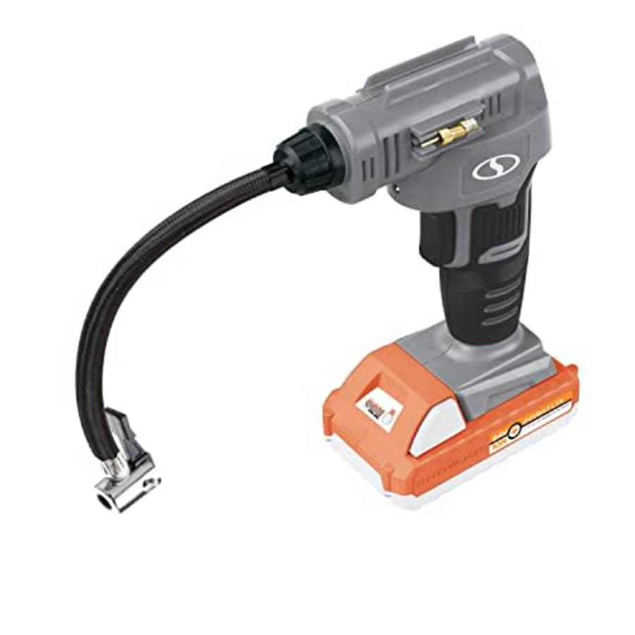 Sun Joe 24V-AJC-LTX-Gry 24-Volt iON+ Cordless Portable Air Compressor Kit, w/ 1.5-Ah Battery, for $60