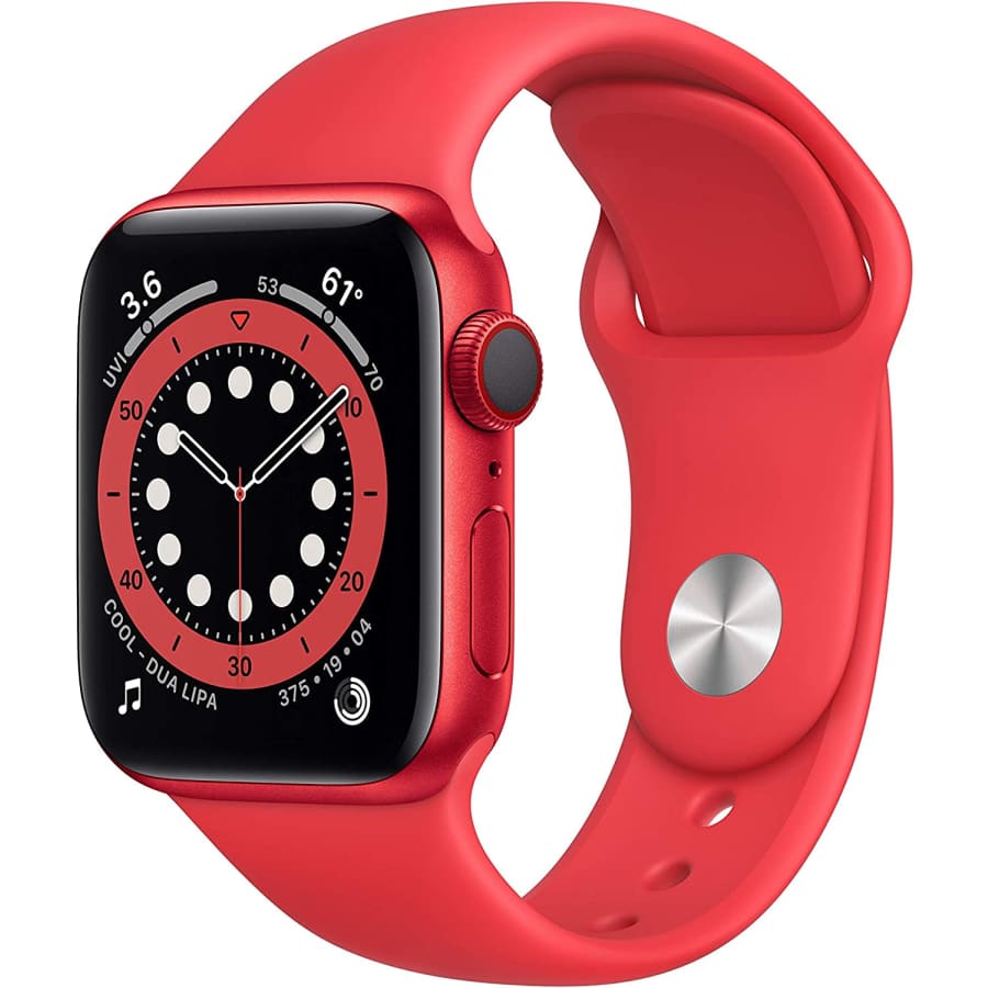 Apple Watch Series 6 40mm GPS + Cellular Sport Smartwatch for $359