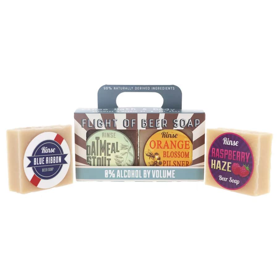Rinse Bath & Body Co. Flight of Beer Soap for $7 Rinse Bath & Body Co. Flight of Beer Soap for $7