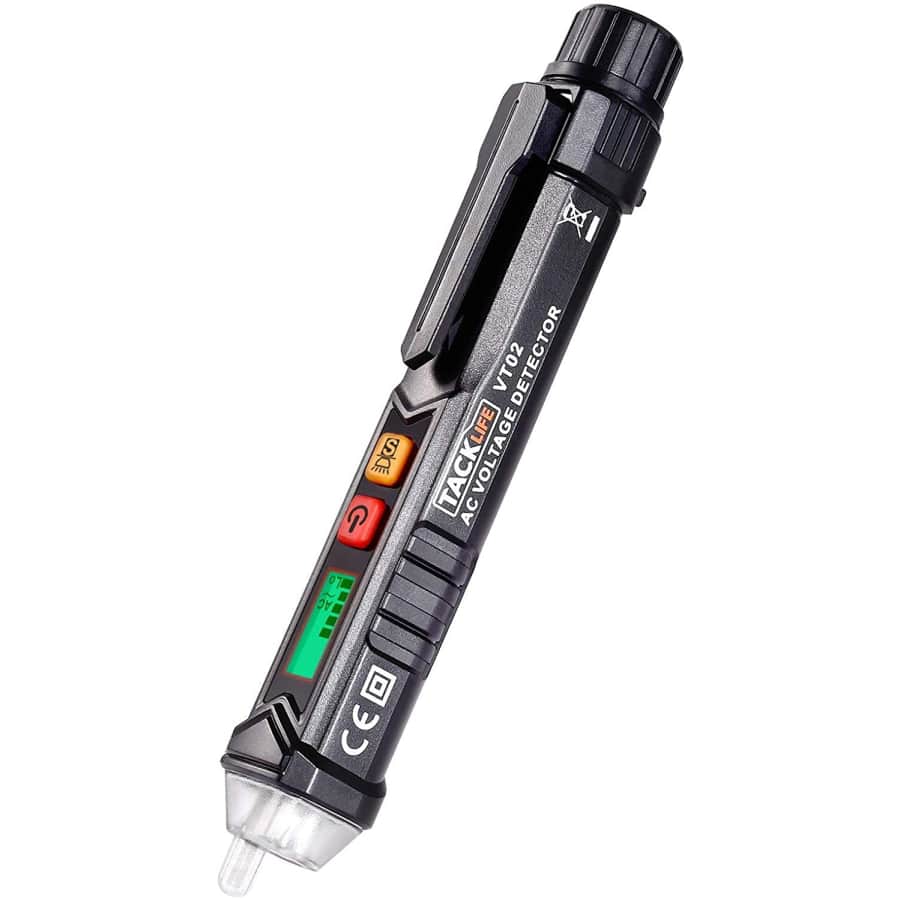Tacklife Non-Contact AC Voltage Tester Pen w/ LCD Display for $10