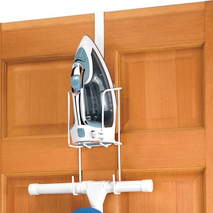 Whitmor Over-The-Door Wire Iron Caddy for $12