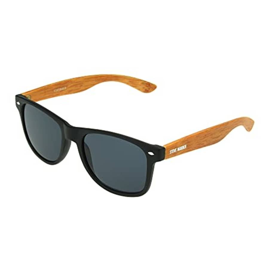 Steve Madden Men's Ronin Sunglasses Way, Black, 53mm for $18 Steve Madden Men's Ronin Sunglasses Way, Black, 53mm for $18