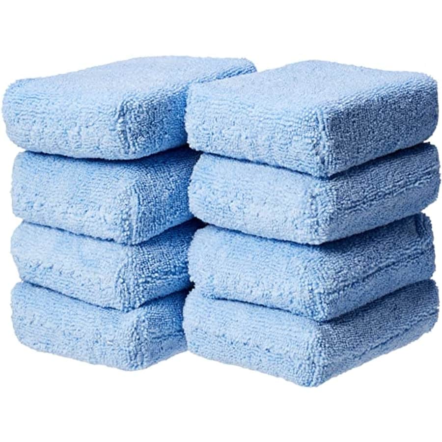 Amazon Basics Microfiber Applicator 8-Pack for $9