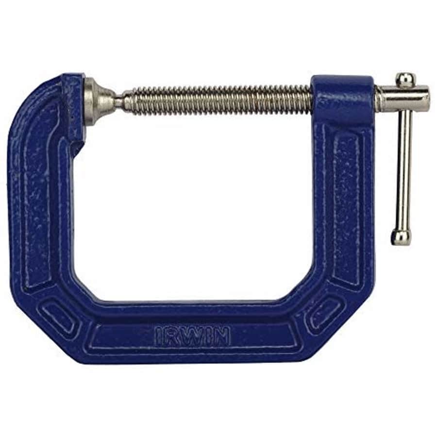 IRWIN Tools QUICK-GRIP C-Clamp, 2-1/2-inch, 2-1/2-inch Throat Depth (2025103) for $12 IRWIN Tools QUICK-GRIP C-Clamp, 2-1/2-inch, 2-1/2-inch Throat Depth (2025103) for $12
